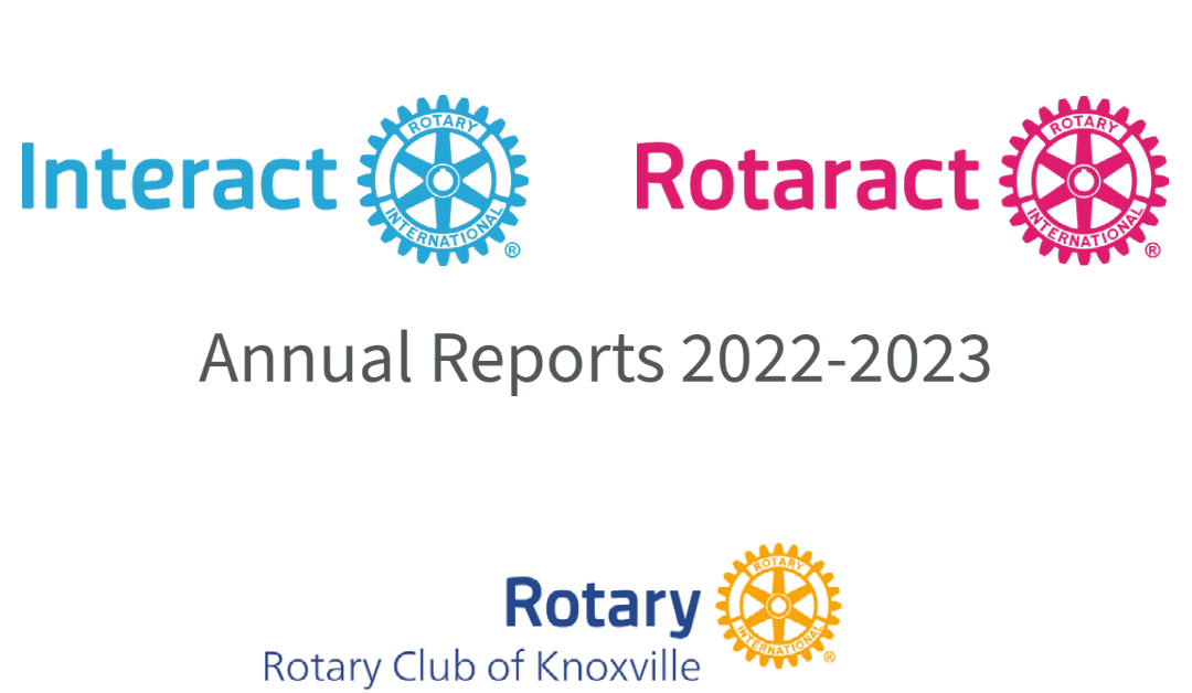 Rotaract & Interact Annual Reports 2023