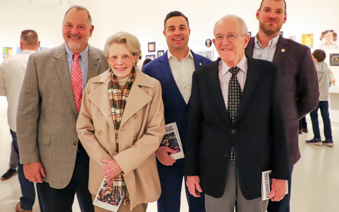 Rotary Members Attend KMA Student Art Exhibition